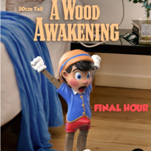 Mighty Jaxx A Wood Awakeing By Juce Gace 小木偶 原色 巨大版 50cm